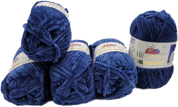 5 x 100 Gramm Himalaya Dolphin Baby Strickwolle Super Bulky